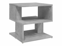 Clicnbuy Mesa auxiliar de aglomerado hormigón 40x40x40 cm