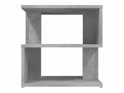 Clicnbuy Mesa auxiliar de aglomerado hormigón 40x40x40 cm