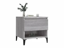Discount Mesa auxiliar de madera contrachapada Sonoma 50x46x50 cm Mesa Auxiliar