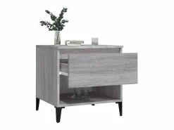 Discount Mesa auxiliar de madera contrachapada Sonoma 50x46x50 cm Mesa Auxiliar
