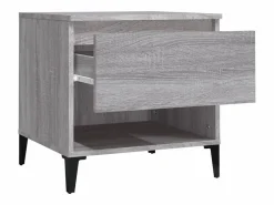 Discount Mesa auxiliar de madera contrachapada Sonoma 50x46x50 cm Mesa Auxiliar