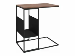 Hot Mesa auxiliar de madera contrachapada 55x36x59,5 cm Mesa Auxiliar