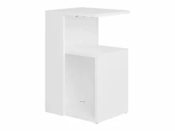 Sale vidaxl Mesa auxiliar de madera contrachapada 36x30x56 cm Blanco