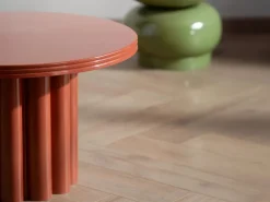 Sale Vente-unique Mesa auxiliar de metal - Color: - SEMALIA Terracota