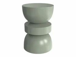 Best Vente-unique Mesa auxiliar de metal - Color: Caqui - TUVAMI Caqui / Verde