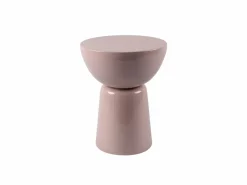 Sale Mesa auxiliar de metal - claro brillante - MENIRO Mesa Auxiliar