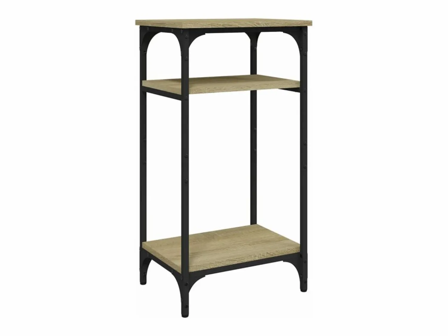 Clicnbuy Mesa auxiliar madera contrachapada roble Sonoma 40x30x75 cm