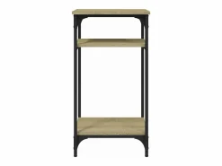 Clicnbuy Mesa auxiliar madera contrachapada roble Sonoma 40x30x75 cm
