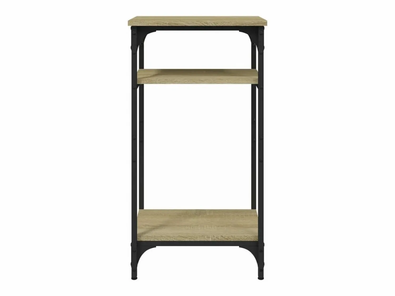 Clicnbuy Mesa auxiliar madera contrachapada roble Sonoma 40x30x75 cm
