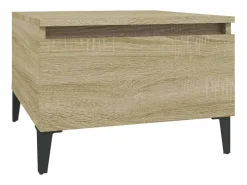 Sale Mesa auxiliar madera contrachapada roble Sonoma 50x46x35 cm Mesa Auxiliar