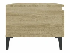 Sale Mesa auxiliar madera contrachapada roble Sonoma 50x46x35 cm Mesa Auxiliar