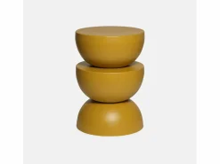 Sale Mesa auxiliar o mesita de metal mostaza Mesa Auxiliar