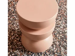 Best Mesa auxiliar o mesita de metal nude Mesa Auxiliar