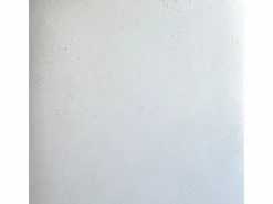 Mesa auxiliar redonda blanca de fibra de arcilla efecto cemento D35 cm - Capri Mesa Auxiliar