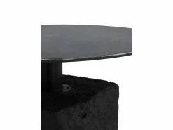 Clearance Mesa auxiliar redonda con base de poli resina mgo Mesa Auxiliar