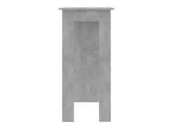 Mesa bar con estante contrachapada hormigón 102x50x103,5cm ES772025