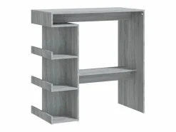 Best Mesa bar estante almacenaje Sonoma 100x50x101,5 cm ES242249 Mueble Bar