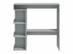 Best Mesa bar estante almacenaje Sonoma 100x50x101,5 cm ES242249 Mueble Bar