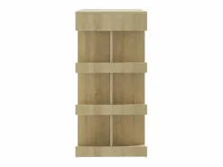 Clicnbuy Mesa bar estante almacenaje contrachapada roble 100x50x101,5 cm
