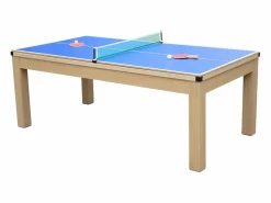 Hot Mesa billar y ping-pong BALTHAZAR - 213x112x81.5 cm-rojo Billar