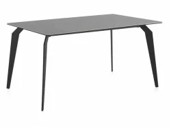 Hot Mesa cerámica con patas de metal 150x91 Mesa De Comedor