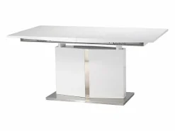 Mesa comedor extensible TRINITY 6 a 8 cubiertos MDF Blanco Mesa Extensible|Mesa De Comedor