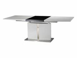 Mesa comedor extensible TRINITY 6 a 8 cubiertos MDF Blanco Mesa Extensible|Mesa De Comedor
