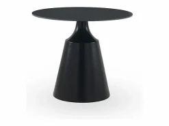Mesa comedor redonda 90 diam. con sobre cerámico
