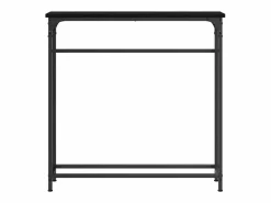 Best Clicnbuy Mesa Consola con estante Roble 75 x 19.5 x 75 cm Negro