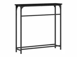 Best Clicnbuy Mesa Consola con estante Roble 75 x 19.5 x 75 cm Negro