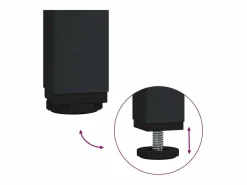 Outlet Mesa Consola con estante Roble artisan 75 x 22.5 x 75 cm Consola