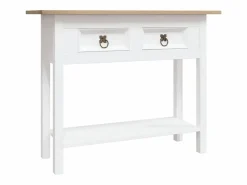 New Mesa consola Corona Range de pino mexicano 90x34,5x73 cm Consola