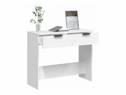 Clicnbuy Mesa consola de madera contrachapada 90x36x75 cm