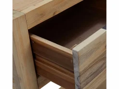 Online Mesa consola de madera maciza de acacia 82x33x73 cm Consola