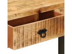 Best Mesa consola de madera maciza de mango 110x30x76 cm Consola