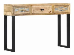 Best Mesa consola de madera maciza de mango 110x30x76 cm Consola