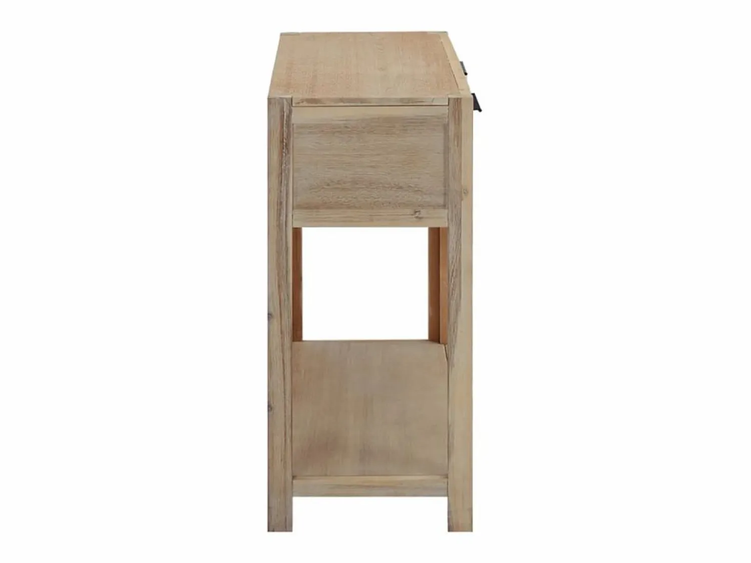 vidaxl Mesa consola de madera maciza de acacia 82x33x73 cm