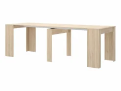 Discount Mesa consola extensible para 10 personas - 4 extensiones - Natural claro - ONEGA Mesa Extensible|Mesa De Comedor