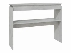 New Mesa consola madera contrachapada hormigón 102x30x80 cm Consola