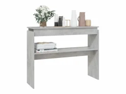 New Mesa consola madera contrachapada hormigón 102x30x80 cm Consola
