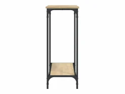 Clicnbuy Mesa consola madera de ingeniería roble Sonoma 101x30,5x75 cm