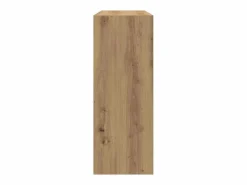 Clicnbuy Mesa consola madera de ingeniería roble artesanal 105x30x80 cm