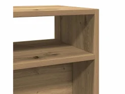 Clicnbuy Mesa consola madera de ingeniería roble artesanal 105x30x80 cm