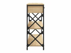 Clicnbuy Mesa consola madera de ingeniería roble Sonoma 75x28x75 cm