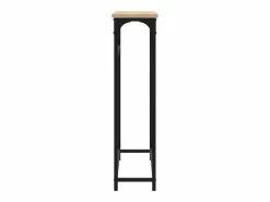 Online Clicnbuy Mesa consola madera de ingeniería roble Sonoma 75x19,5x75 cm Marru00f3n