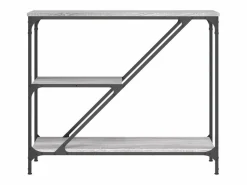 Clicnbuy Mesa consola madera de ingeniería Sonoma 88,5x30x75 cm Gris