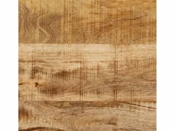Online vidaxl Mesa consola madera maciza de mango rugosa 110x35x76 cm Color natural claro