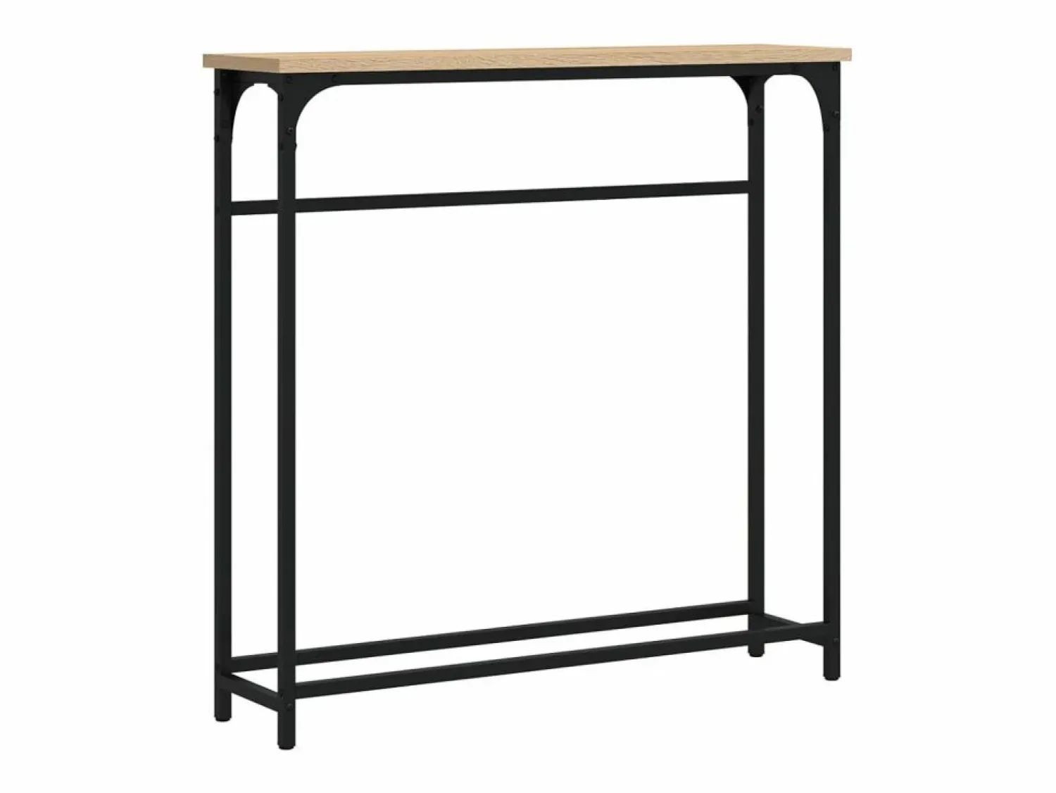 vidaxl Mesa consola roble Sonoma 75x19,5x75 cm madera de ingeniería