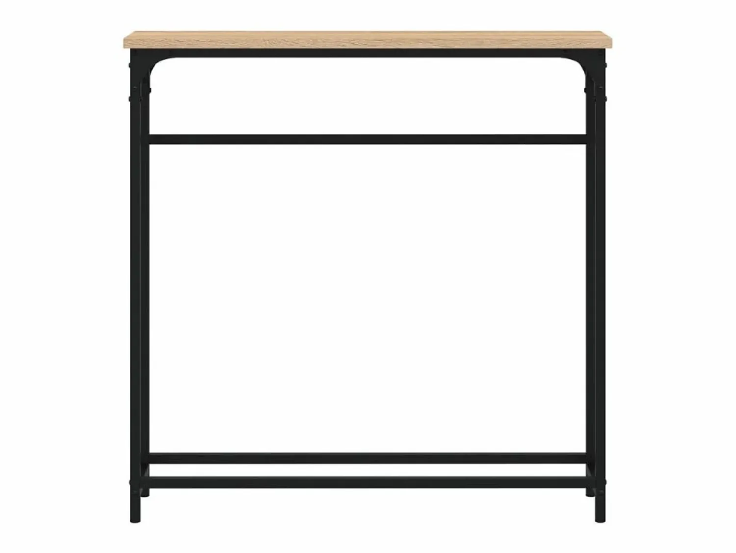 vidaxl Mesa consola roble Sonoma 75x19,5x75 cm madera de ingeniería