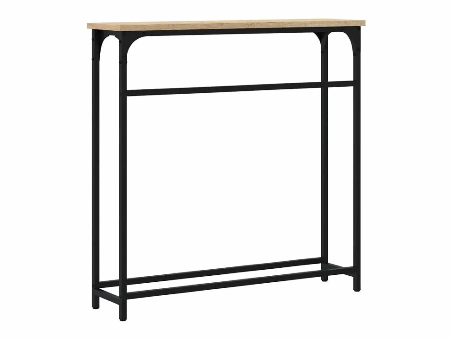 vidaxl Mesa consola roble Sonoma 75x19,5x75 cm madera de ingeniería